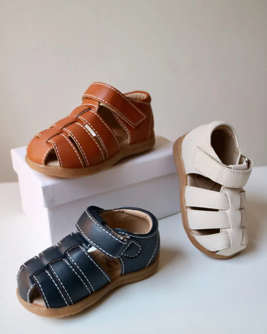 Little Gardener Sandal, Brown - BabyMocs