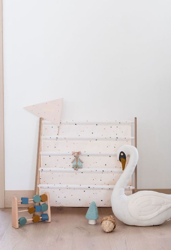 Bokhylla, Terrazzo/Cream