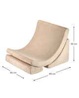 Moon Chair, Brown Sugar