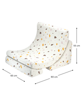 Moon Chair Terrazzo, Marble