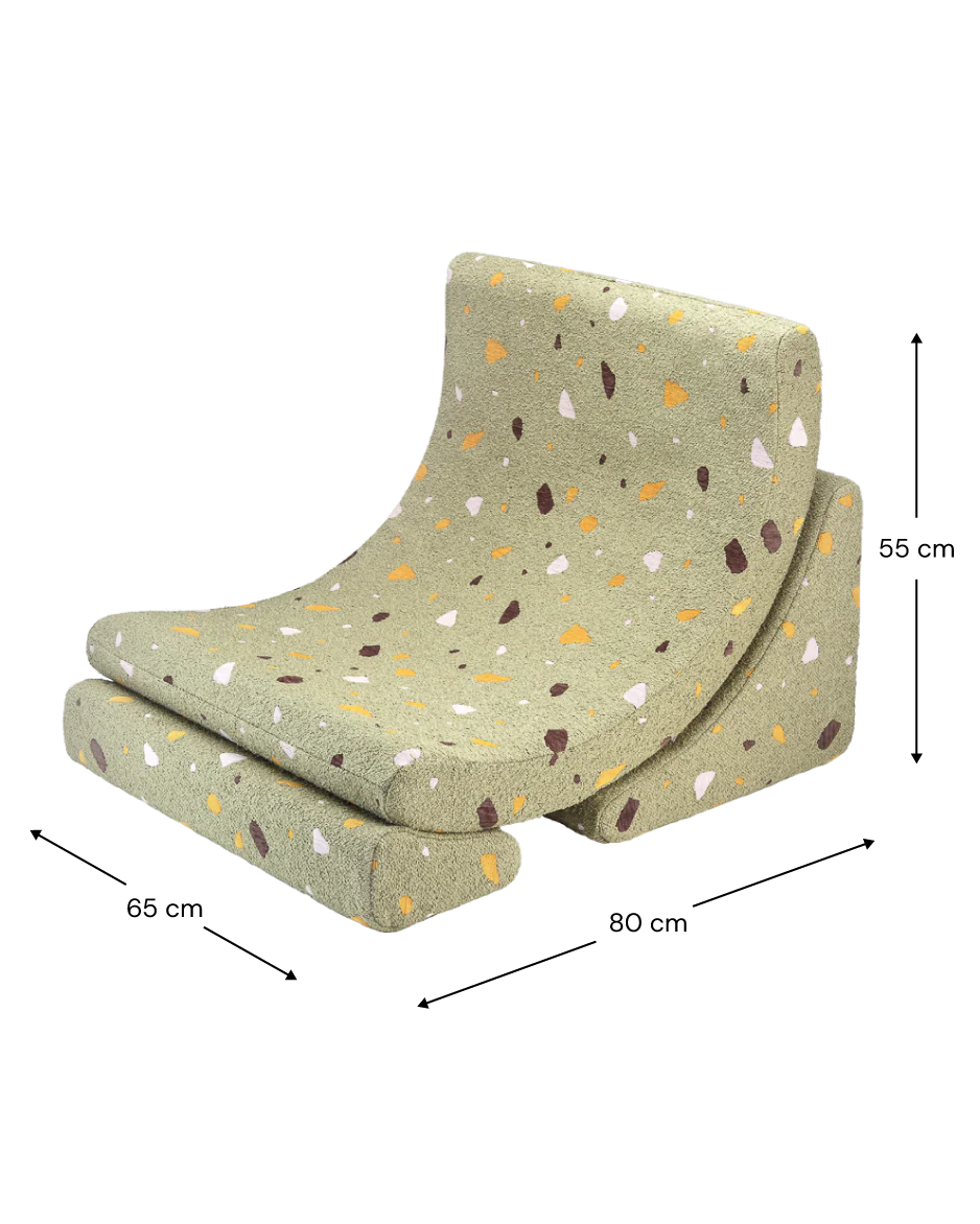 Moon Chair Terrazzo, Moss