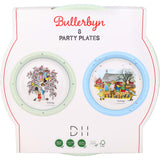 Papperstallrikar - Bullerbyn 8-pack 23cm
