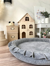 Junior Nest velvet, Grå