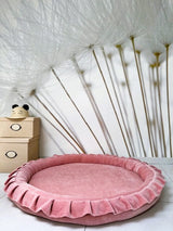 Junior Nest velvet, Rosa