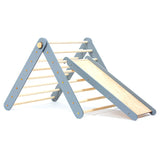 Climbing Triangle with a slide, Grey