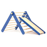 Climbing Triangle with a slide, Blue