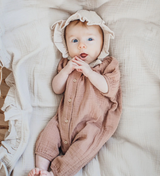 Snuggle Bunny + Vera Bonnet 0-6 mån, Oat