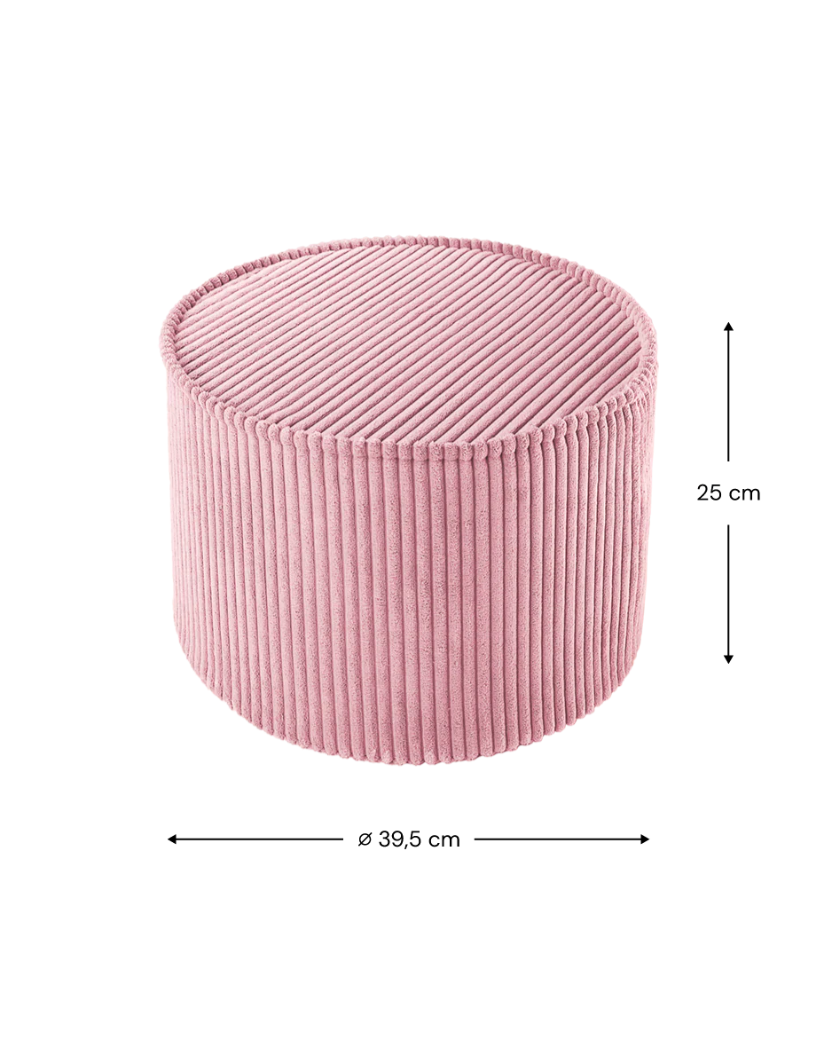 Pouffe, Pink Mousse