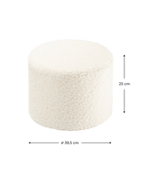 Pouffe, Cream White