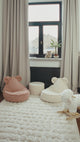 Bear Beanbag, Guava Pink