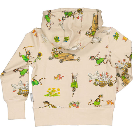 Hoodie Pettson och Findus Beige