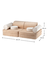 Settee, Brown Sugar