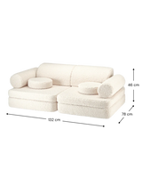 Settee, Cream White
