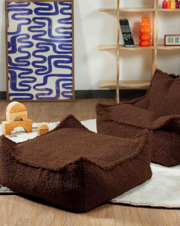 Square Ottoman, Hazel