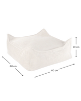 Square Ottoman, Marshmallow