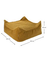 Square Ottoman, Maple