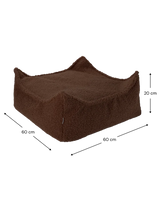 Square Ottoman, Hazel