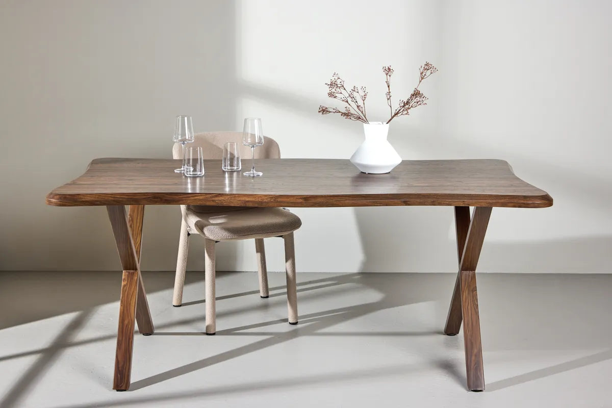 FIONA | Rektangulärt Matbord 180 x 90 | Walnut
