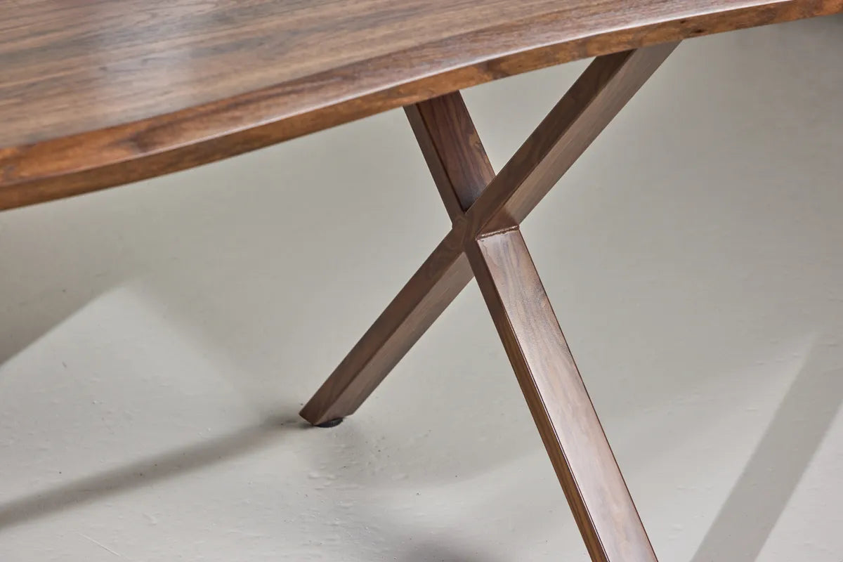 FIONA | Rektangulärt Matbord 180 x 90 | Walnut