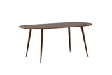 SANFORD |Ovalt Matbord 180 x 90 | Mörkbrun