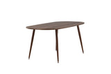 SANFORD |Ovalt Matbord 180 x 90 | Mörkbrun