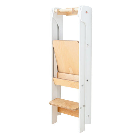 Folding Kitchen Tower, White