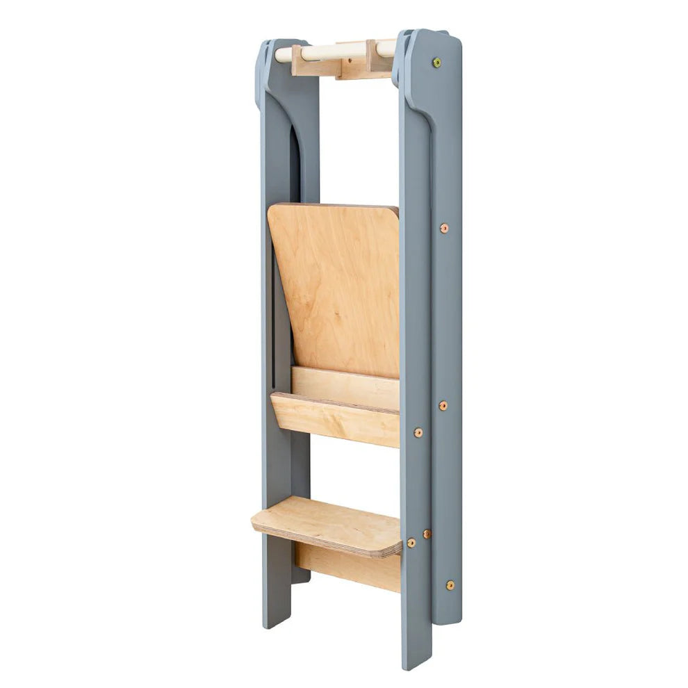 Folding Kitchen Tower, Grey