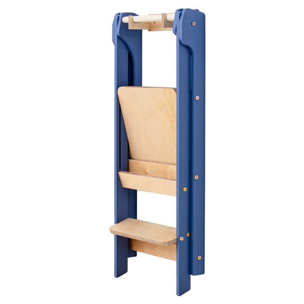 Folding Kitchen Tower, Blue