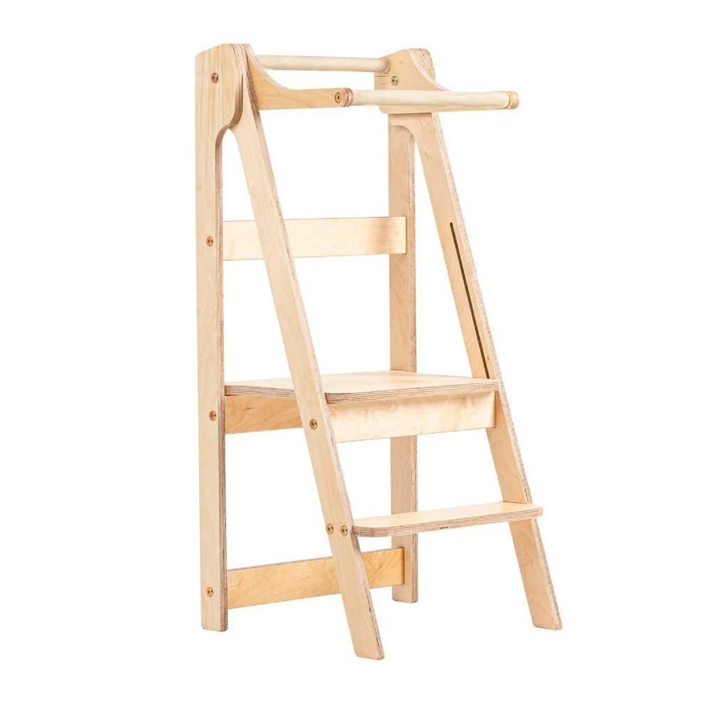 Folding Kitchen Tower, Natural