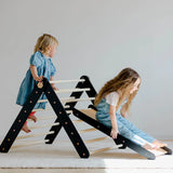 Climbing Triangle with a slide, Black