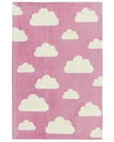 Barnmatta GWALIJAR Rosa 60 x 90 cm Bomull