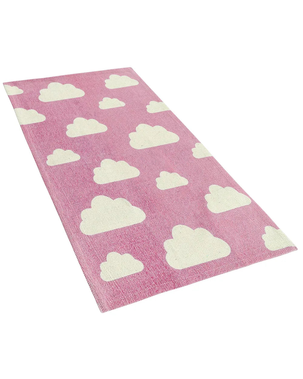 Barnmatta GWALIJAR Rosa 60 x 90 cm Bomull