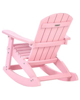 Trädgårdsgungstol för barn ADIRONDACK Pastellrosa
