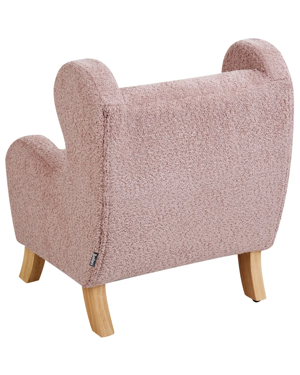 Barnfåtölj FARUM Bouclé, Rosa