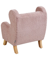Barnfåtölj FARUM Bouclé, Rosa
