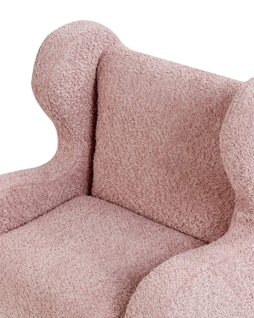 Barnfåtölj FARUM Bouclé, Rosa