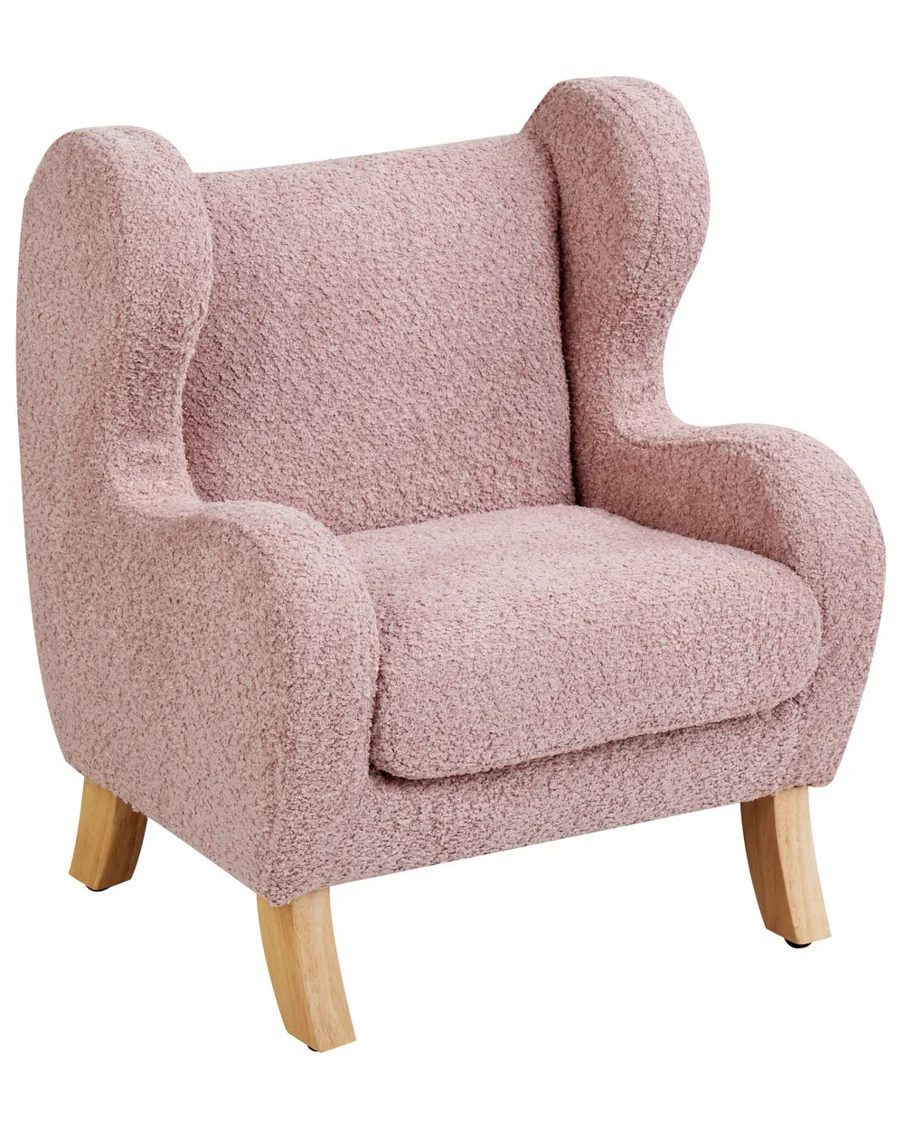 Barnfåtölj FARUM Bouclé, Rosa