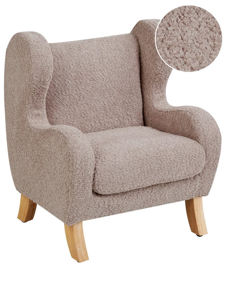 Barnfåtölj FARUM Bouclé, Taupe