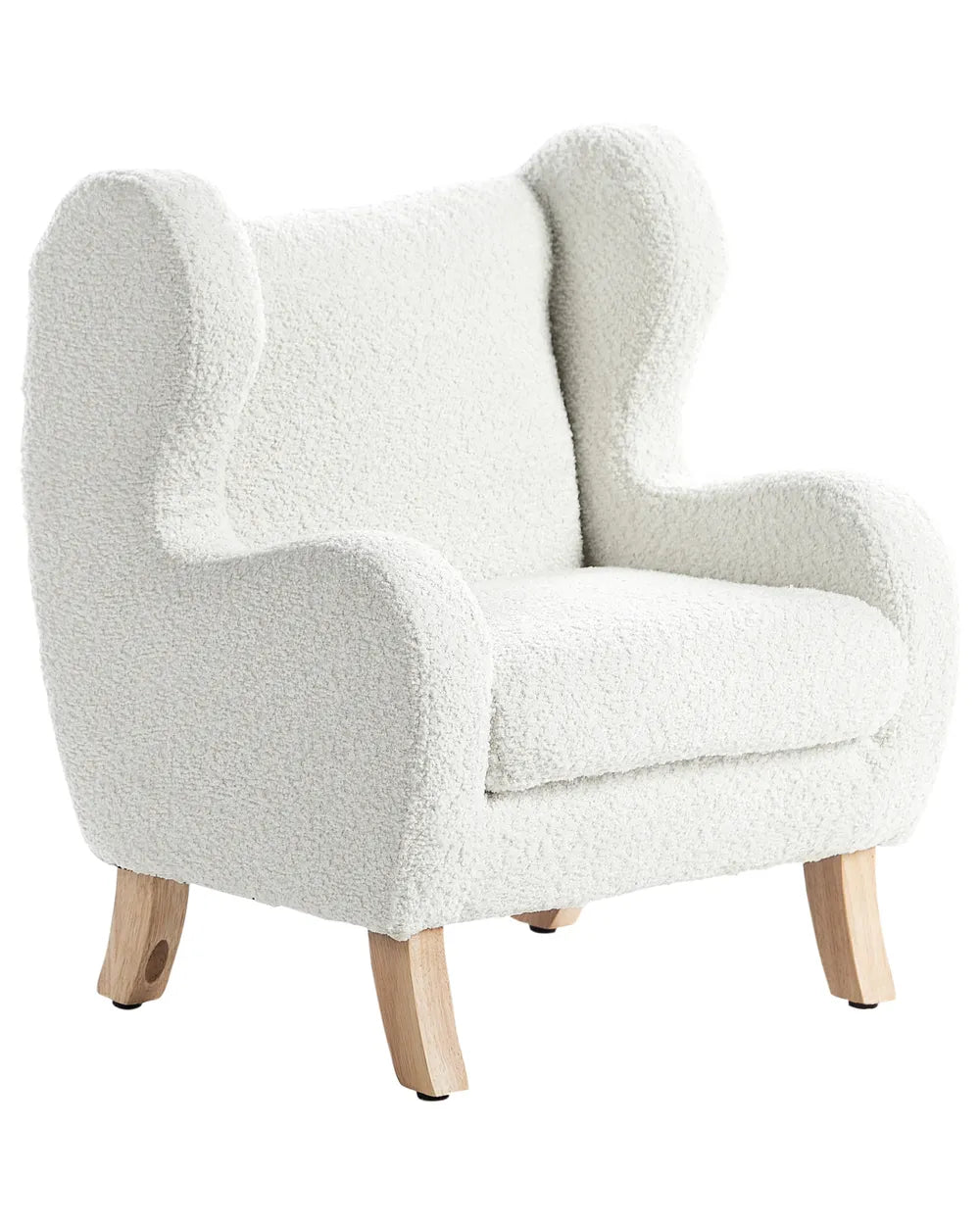 Barnfåtölj FARUM Bouclé, Off White