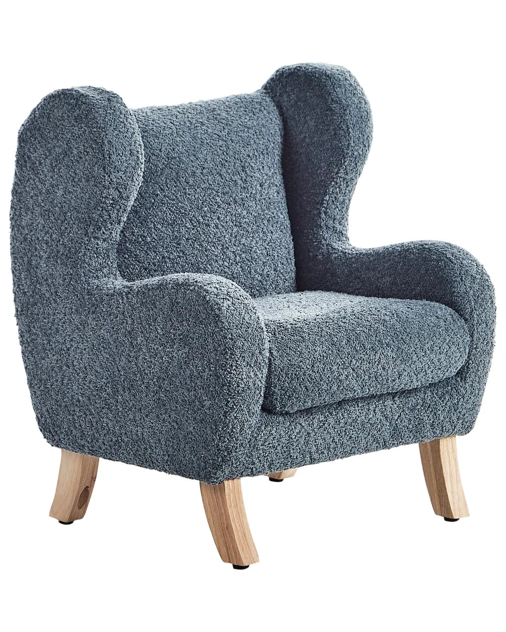 Barnfåtölj FARUM Bouclé, Mörkblå