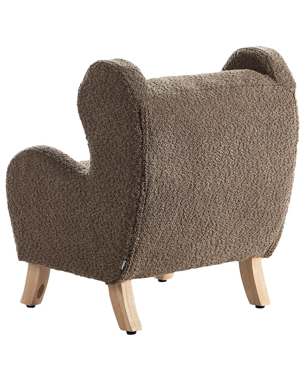 Barnfåtölj FARUM Bouclé, Brun