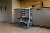 Foldable kitchen tower, Blue