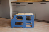 Foldable kitchen tower, Blue
