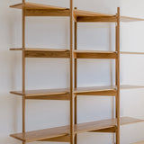 Mid Century Modern Bookcase | Solid Oak