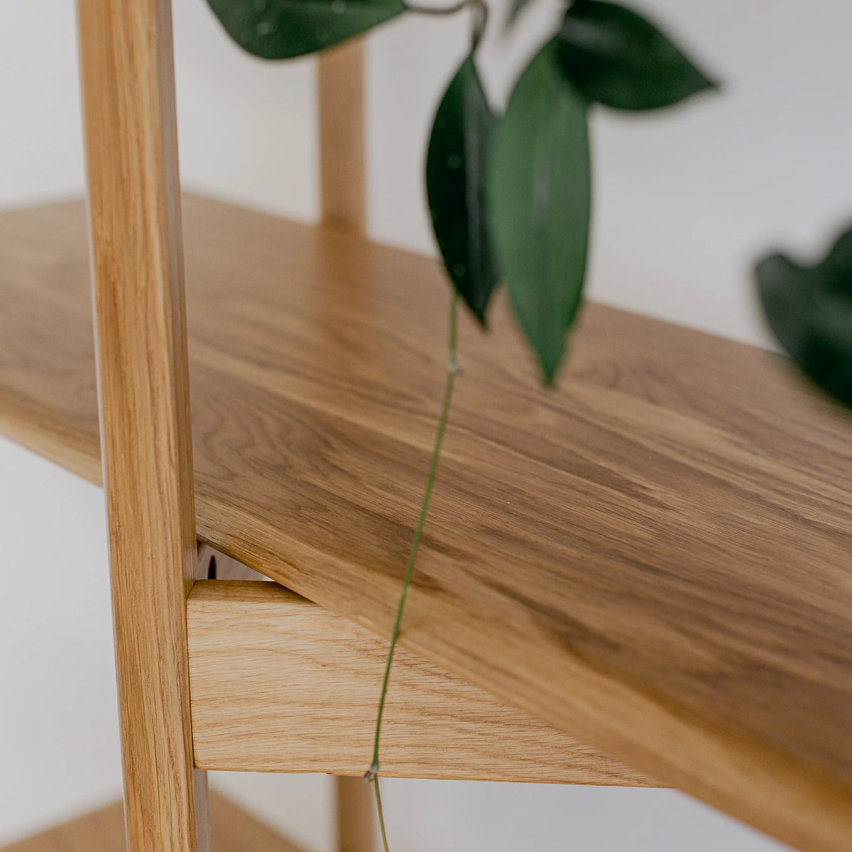 Mid Century Modern Bookcase | Solid Oak