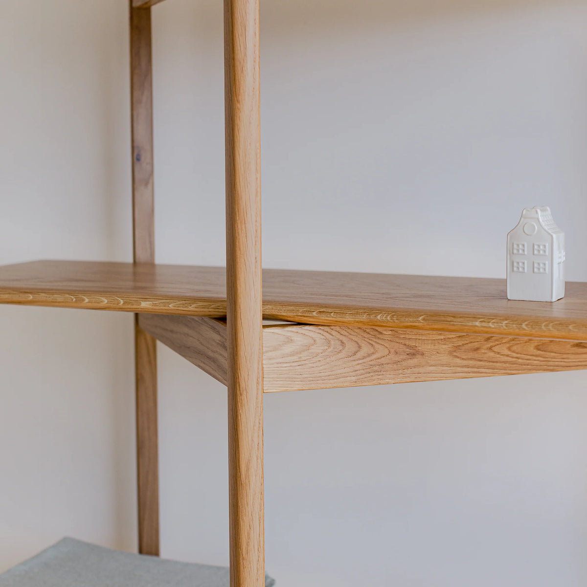Mid Century Modern Bookcase | Tripod | Solid Oak