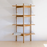 Mid Century Modern Bookcase | Tripod | Solid Oak