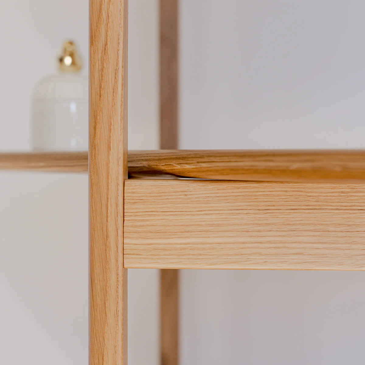 Mid Century Modern Bookcase | Tripod | Solid Oak