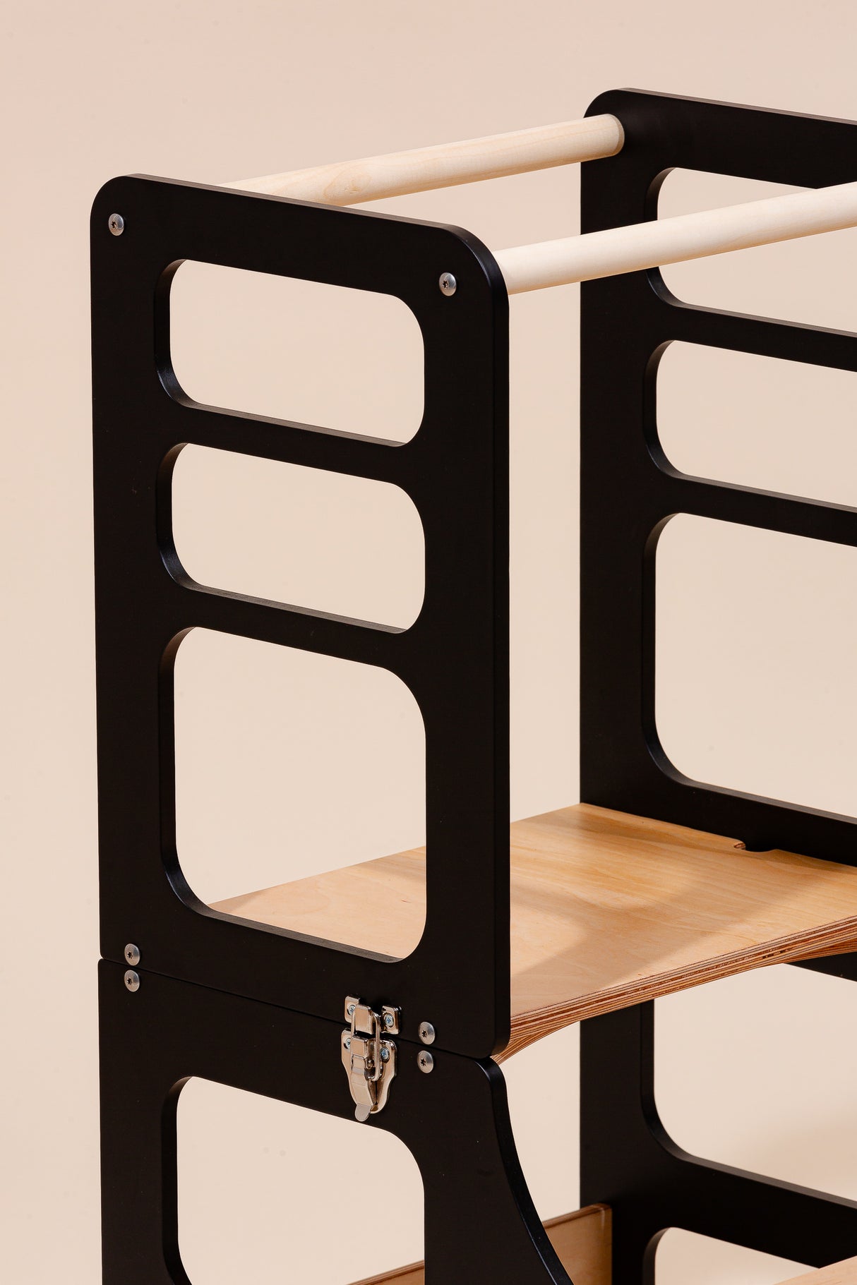 Foldable kitchen tower, Black