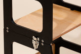 Foldable kitchen tower, Black